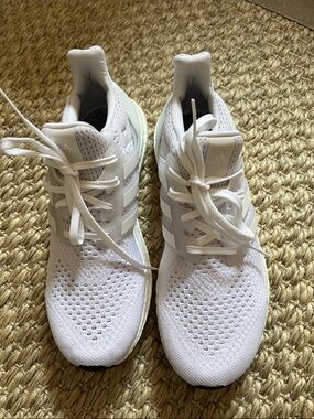 adidas White Athletic Running Shoes